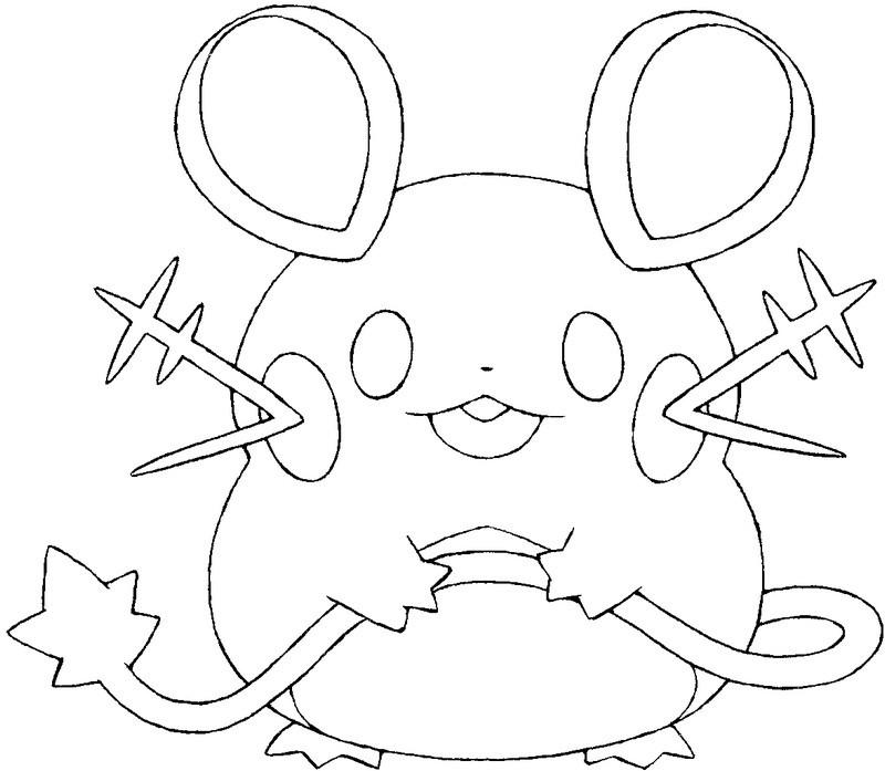 Dibujo para colorear Pokemon X Y