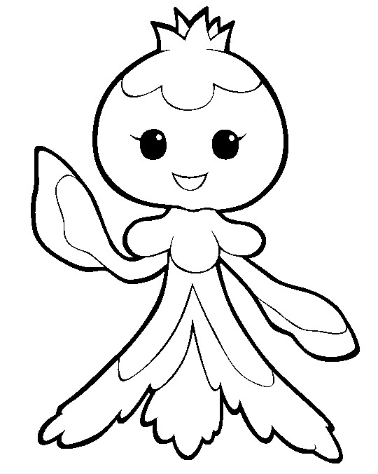 Dibujo para colorear 592 - Frillish - Forma femenina