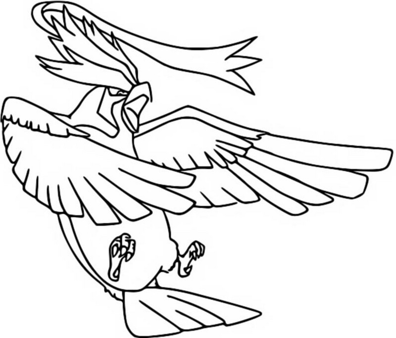 Desenho para colorir Mega Pidgeot 18