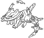 Desenho para colorir Pokémon MegaEvolução : Mega Alakazam 65 65