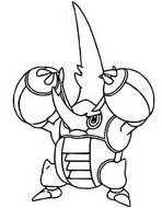 Coloring page Mega Heracross 214