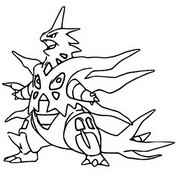 Desenho para colorir Mega Tyranitar 248