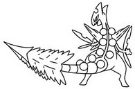 Coloring page Mega Sceptile 254