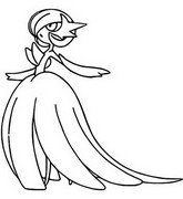 Disegno da colorare Mega Gardevoir 282