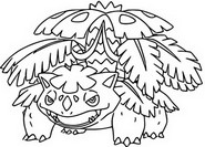 Desenho para colorir Mega Venusaur 3