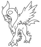 Kolorowanka Mega Absol 359