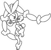 Disegno da colorare Mega Lopunny 428