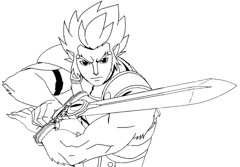 Desenho para colorir Lion-o