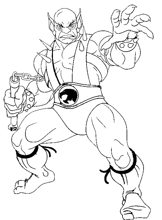 Desenho para colorir Panthro