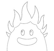 Printable coloring - Set fire to your hair - Dumb ways to die