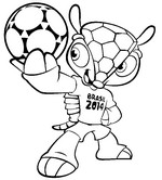Dibujo para colorear La mascota