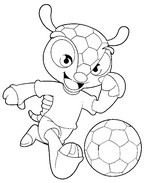 Desenho para colorir Fuleco