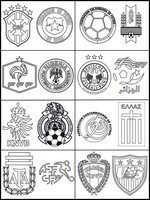 Coloriage 8èmes de finale de la coupe du monde