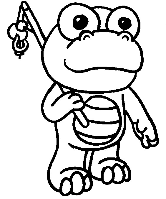 Coloring page Crong