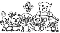 Coloriage Pororo et ses amis