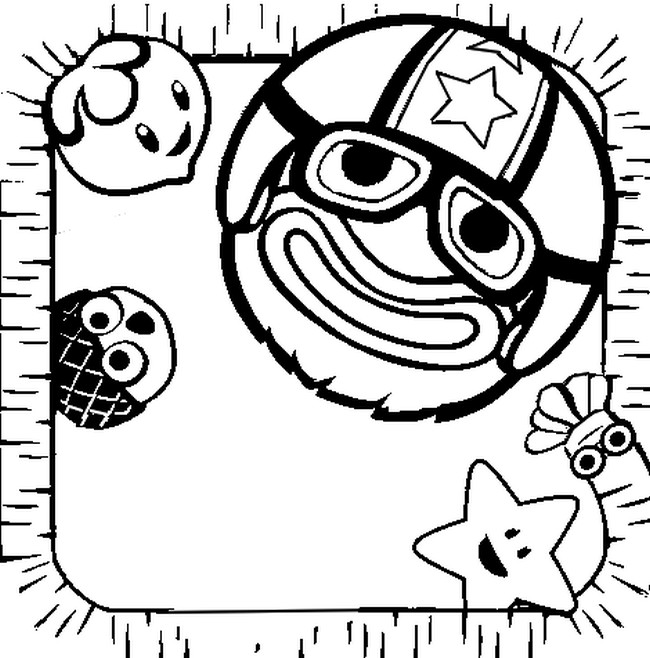 Desenho para colorir Papa Pear Saga