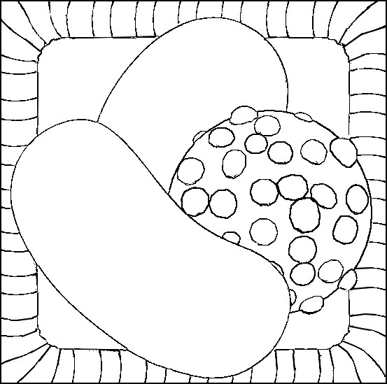 Coloring page Candy Crush Saga