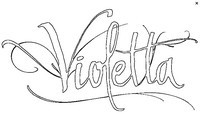 Disegno da colorare Violetta