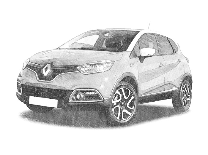 Dibujo para colorear Captur