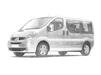 Desenho para baixar - Trafic passenger - Carros Renault