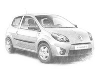 Imagem para colorir - Clio - Carros Renault