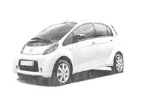 Dibujo para imprimir - C-zero - Coches Citroen