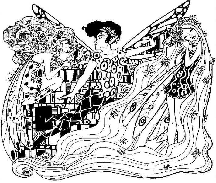 Coloring Page Mia And Me Mo Elves 1