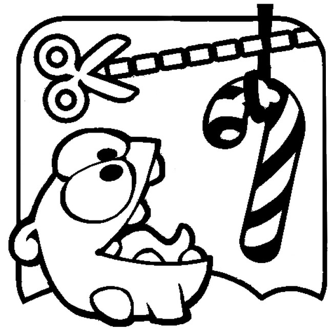 Coloring page Cut the Rope