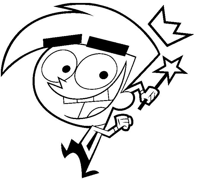 Coloring page Cosmo - The Fairly Oddparents