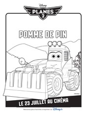 Coloriage Pomme de pin