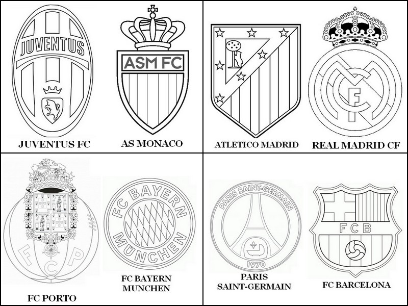 Coloring page Quarter-finals