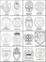 Coloring page Round of 16