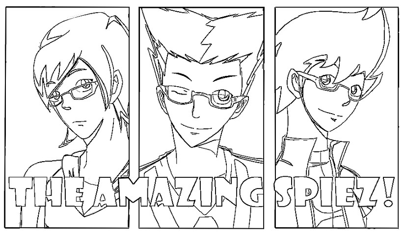 Desenho para colorir The Amazing SpieZ