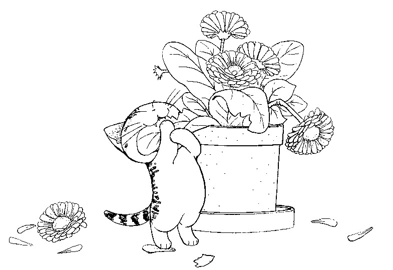 Coloring page Chi's Sweet Home