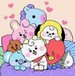 색칠 우주스타 BT21