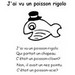 Coloriages Comptines pour le poisson d'avril