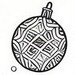 Dibujos para colorear Zentangle - Navidad