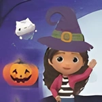 Gabbyn nukketalo - Halloween värityskuvat