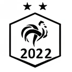 Dibujos de 2022 Equipo de fútbol francés para colorear