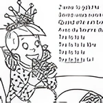 Coloriages à imprimer - Comptines Galette des Rois