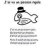 Feuilles de coloriage - Comptines pour le poisson d'avril