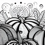 Kleurplaten Zentangle Halloween