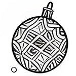 Kolorowanki Zentangle - Boże Narodzenie