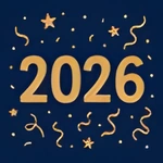 Malvorlagen Frohes neues Jahr 2026