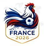 Dibujos para colorear Selección nacional de fútbol de Francia 2026