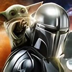 Coloriages The Mandalorian and Grogu