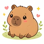 Coloriages - Capybara en été