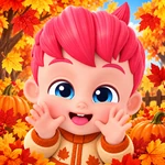 Coloring Pages Bebefinn - Autumn