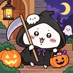 Coloring Pages Chiikawa Halloween