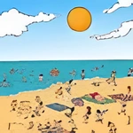 Gratis malebog Sommer